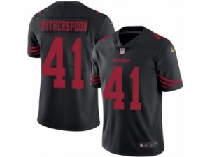 Mens Nike San Francisco 49ers #41 Ahkello Witherspoon Limited Black Rush NFL Jersey