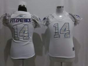 women nfl buffalo bills #14 fitzpatrick field flirt fashion white[zebra]