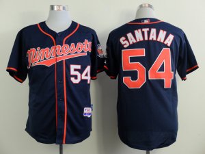 mlb Minnesota Twins #54 santana blue jerseys