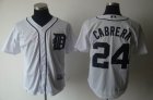 mlb detroit tigers #24 cabrera white [COOL BASE]