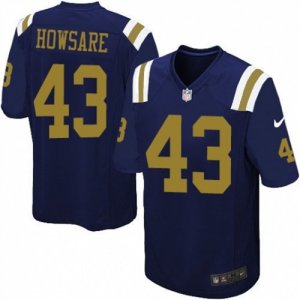 Mens Nike New York Jets #43 Julian Howsare Game Navy Blue Alternate NFL Jersey