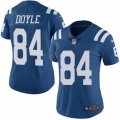 Women's Nike Indianapolis Colts #84 Jack Doyle Limited Royal Blue Rush NFL Jersey