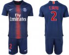 2018-19 Pari Saint-Germain 2 T.SILVA Home Soccer Jersey