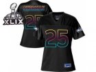 2015 Super Bowl XLIX Nike women jerseys seattle seahawks #25 sherman black[nike fashion]