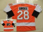 nhl philadelphia flyers #28 giroux orange