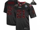 2013 Nike Super Bowl XLVII San Francisco 49ers #21 Frank Gore New grey[Lights Out With Hall of Fame 50th Patch Elite]