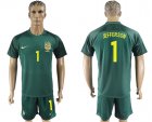 2017-18 Brazil 1 JEFFERSON Away Soccer Jersey