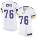 Women's Nike Minnesota Vikings #76 Alex Boone Limited White NFL Jersey