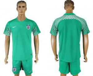 England Green Goalkeeper 2018 FIFA World Cup Soccer Jersey