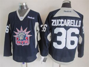 NHL New York Rangers #36 Mats Zuccarello Dark Blue