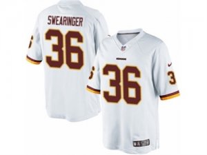 Mens Nike Washington Redskins #36 D.J. Swearinger Limited White NFL Jersey