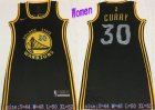 Warriors #30 Stephen Curry Black Women Nike Swingman Jersey
