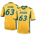 North Dakota State Bison 63 Aaron Steidl Gold College Football Jersey