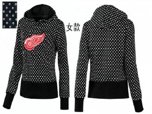 NHL Women Detroit Red Wings Logo Pullover Hoodie 14