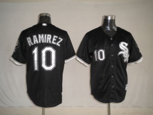 mlb chicago white sox ramirez #10 white(black strip)