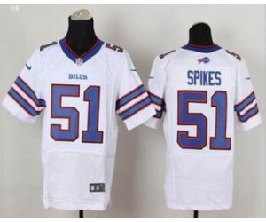 Nike jerseys buffalo bills #51 spikes white[Elite][spikes]