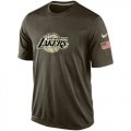 Mens Los Angeles Lakers Salute To Service Nike Dri-FIT T-Shirt