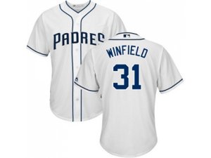 Youth San Diego Padres #31 Dave Winfield White Cool Base Stitched MLB Jersey