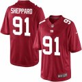 Men's Nike New York Giants #91 Kelvin Sheppard Limited Red Alternate NFL Jersey