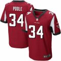 Mens Nike Atlanta Falcons #34 Brian Poole Elite Red Team Color NFL Jersey