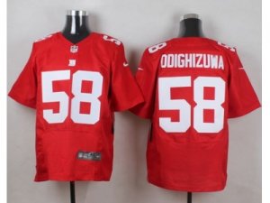 Nike New York Giants #58 Owa Odighizuwa Red Jerseys(Elite)