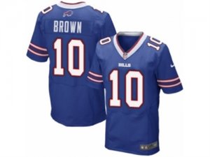 Mens Nike Buffalo Bills #10 Philly Brown Elite Royal Blue Team Color NFL Jersey