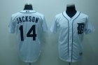 mlb detroit tigers #14 jackson white