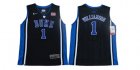 Duke Blue Devils #1 Zion Williamson Black Youth Nike College Basketball Jersey