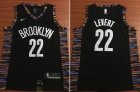 Nets #22 Caris LeVert Black City Edition Nike Swingman Jersey