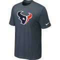 Houston Texans Sideline Legend Authentic Logo T-Shirt Grey