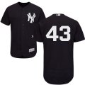 2016 Men's New York Yankees #43 Austin Romine Navy Majestic Blue Flexbase Authentic Collection MLB Jersey