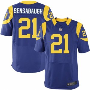 Mens Nike Los Angeles Rams #21 Coty Sensabaugh Elite Royal Blue Alternate NFL Jersey