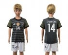 Germany #14 Champions Away Kid Soccer Country Jersey