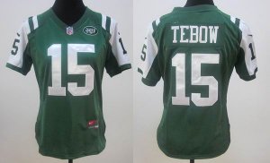 nike women nfl jerseys new york jets #15 tebow green