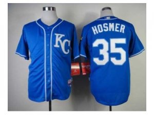 mlb jerseys kansas city royals #35 hosmer blue[2014 new]