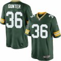 Mens Nike Green Bay Packers #36 LaDarius Gunter Limited Green Team Color NFL Jersey