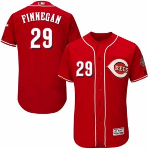 Men\'s Majestic Cincinnati Reds #29 Brandon Finnegan Red Flexbase Authentic Collection MLB Jersey