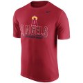 MLB Men's Los Angeles Angels of Anaheim Nike Cooperstown Legend Issue Performance T-Shirt - Red