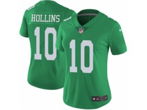 Women Nike Philadelphia Eagles #10 Mack Hollins Limited Green Rush NFL Jersey