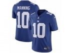 Mens Nike New York Giants #10 Eli Manning Vapor Untouchable Limited Royal Blue Team Color NFL Jersey