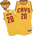 Men's Adidas Cleveland Cavaliers #20 Timofey Mozgov Authentic Gold Alternate 2016 The Finals Patch NBA Jersey