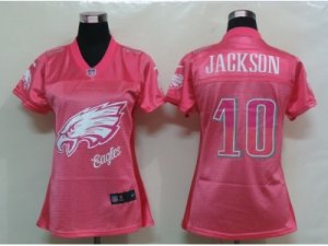 Nike Womens Philadelphia Eagles #10 Jackson Pink Jerseys