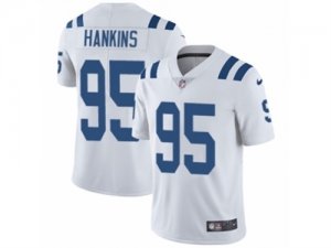 Mens Nike Indianapolis Colts #95 Johnathan Hankins Vapor Untouchable Limited White NFL Jersey