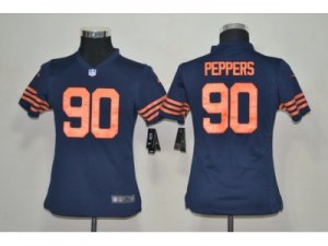 NIKE NFL Youth Chicago Bears #90 Julius Peppers Navy Game Throwback jerseys