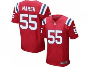 Men Nike New England Patriots #55 Cassius Marsh Elite Red Alternate NFL Jersey