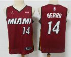 Men Miami Heat #14 Tyler Herro Red 2020 Brand Jordan Swingman