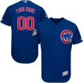 2016 Men Chicago Cubs Majestic Royal Blue Flexbase Authentic Collection Custom Jersey