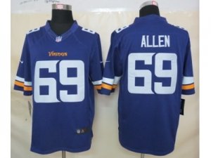 Nike NFL Minnesota Vikings #69 Jared Allen Purple Jerseys[Limited]