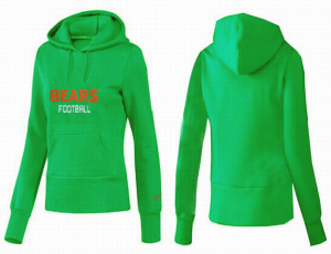 Women Chicago bears Logo Pullover Hoodie-097