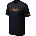 Nike Cincinnati Bengals Sideline Legend Authentic Font T-Shirt BLACK